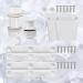 Cooler Replacement Parts Kit for Igloo Coolers  Cooler Plastic Hinges  Cooler Latches and Screws Combo  Threaded Cooler Drain Plug and Triple-Snap Cooler Drain Plug - Buy Online on SooperMarket.com