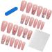 Glossy Fake Nails | Long Stick on Nails with Rhinestones | False Tips Artificial Finger Manicure for Women and Girls Kot-au - Buy Online on SooperMarket.com