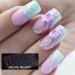 1 Set Acrylic Press On Nails Square Fake Nails with Glue Reusable Cute Press On Nails Gradient Flower Fake Nails with Designs Full Cover Medium Coffin Press On Nails for Women Girls Cute Press on NAI - Buy Online on SooperMarket.com