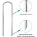 Eurmax USA 12 Heavy Duty Trampoline Stake Safety Ground Anchor - 8pcs Galvanized Steel Wind Stakes - Buy Online on SooperMarket.com