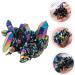 VILLCASE 6 Pcs Colorful Crystal Clusters Fish Decorations for Tank Druzy Geode Natural Stones Gem Display Colorfulx3pcs 3X3CMx3pcs - Buy Online on SooperMarket.com