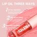 2Pack Hydrating Lip Glow Oil - Plumping Lip Tint, Glossy Balm Set - Strawberry + Cherry - Buy Online on SooperMarket.com