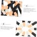 Baluue 50pcs Nail Sponge Nail Powder Stick Makeup Gadgets Make up for Face Manicure Plastic Abs - Buy Online on SooperMarket.com