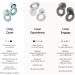 Loop Quiet Earplugs for Sleeping | Soft Reusable Silicone Hearing Protection with 8 Attachments | Noise Reduction SNR 24dB | Ideal for Travel & Concentration - Mint - Buy Online on SooperMarket.com