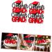 16 pcs Graduation row grad cake topper graduation cake insert 2023 cake toppers Graduation Decorations Class of 2023 Grad Picks snacking cakes cupcake topper appetizer mini Paper Redx4pcs 14X7.5CMx4pcs - Buy Online on SooperMarket.com