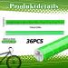 Terjbg 36 Pcs Bike Spoke Reflectors - 360 Visibility StVZO Approved Easy Assembly Green Bicycle Reflectors - Buy Online on SooperMarket.com