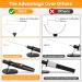 3-IN-1 Hot Wire Foam Cutter 8Pcs Electric Styrofoam Cutting Tools Kit 18W Polystyrene Cutter Styrofoam Cutting Pen with Adaptor for Foam Carving& Cutting DIY Crafts Best Halloween Christmas Gifts Z15 - Buy Online on SooperMarket.com