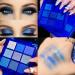 Yeweian Blue Eyeshadow Palette - 9 Colors Glitter Matte Makeup for Women | Highly Pigmented & Waterproof Smokey Eye Palette (06) - Buy Online on SooperMarket.com
