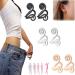 Reetuzz Acupuncture Earring Acupressure Slimming Earrings Non Piercing Acupressure Earrings for Women Men Weight Loss Effective Slimming (3 PCS)