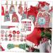 Anneome 1 Set Christmas Storage Bag Calendar Christmas Hanging Bags Pendant Bags Christmas Bag Drawstring - Buy Online on SooperMarket.com