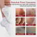 OUKEYA Foot Mask 3 Pairs: Nourish Foot Mask Dermatologically Tested Repairs Heels & Soften Dry Dead Skin for Cracked Feet(No Peeling) Rose - Buy Online on SooperMarket.com