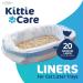 Pack of 20 M/L Kittie Care Cat Litter Liners for Medium and Large Boxes - Buy Online on SooperMarket.com