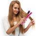 Deluxe Beauty Professional 8 Piece Interchangeable Flat and Curling Iron Set - Instant Hair Straightening and Curling - Pink - Buy Online on SooperMarket.com