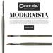 Escoda Modernista 4050 Synthetic Mongoose Bright/Shader Brush - Size 8, for Oil & Acrylic Painting - Buy Online on SooperMarket.com