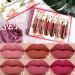 evpct Peony Flower Liquid Matte Lipstick - B-Set03 - Pack of 6 - Buy Online on SooperMarket.com