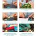 PETA Easi-Grip Nail Scissors with Protector | Self-Opening Stainless Steel | Ergonomic Design for Weak Hands | Precision Cut | High Strength - Buy Online on SooperMarket.com