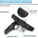GPMTER 2 Pairs 70mm Bike Brake Pads Set for MTB & Cruiser - Universal V-Brake Blocks with Hex Nut and Shims - Noise-Free & Skid-Proof - Buy Online on SooperMarket.com
