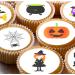 24 Halloween Witch style pre-cut Cupcake Cake Toppers Wafer Rice Paper - Buy Online on SooperMarket.com