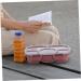 Alipis Box Portable Food Accessory Multi-Function Case Supply Lunch Convenient Bento Household Red 28.5X19X6.5CM - Buy Online on SooperMarket.com