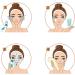 Lumineo Electric Facial Cleansing Brush with 3 Silicone Heads & Cleansing Gel - Turquoise | Removes Blackheads, Peels & Cleans Pores | USB Rechargeable | For All Skin Types - Buy Online on SooperMarket.com