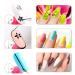 Sularpek Professional Nail Art Liner Brush Set - 3PCS UV Gel Painting Brushes for Short Strokes, Details, Blending, and Elongated Lines - White Marble Design - Buy Online on SooperMarket.com