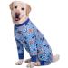 BT Bear 4XL Blue Shark Dog Onesie | Joint Protection Pajamas for Large Dogs - Buy Online on SooperMarket.com