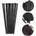BELLIFFY 12pcs Eyeliner Brush Eye Shadow Brush Eye Crease Brush Eye Brushes for Eyeshadow Eye Makeup Brushes 14.5x0.7x0.5cm Black - Buy Online on SooperMarket.com