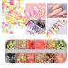 Nail Seedlettes - 36 Glitter Sequin Shapes (Hearts Stars Moons) | Holographic Nail Art Accessories for DIY Crafts & Decorations - Buy Online on SooperMarket.com