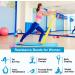 Skin-Friendly Resistance Bands Set of 3 - 1.5M/4.9ft with 3 Levels for Strength Training Yoga Gym Pilates - Buy Online on SooperMarket.com