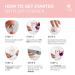 Revel Nail Chrome Glitter Dip Powder 8-Pack - Chip Resistant with Vitamin E and Calcium for DIY Manicure - Buy Online on SooperMarket.com