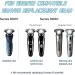SH91/52 Replacement Blades for Shaver Series 9000 (S9xxx) and S9000 Prestige (SP98xx) - Self-Sharpening Precision Blades - Buy Online on SooperMarket.com