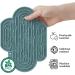 OHMO Licky Mats for Dogs and Cats 2 Pcs Cactus Silicone Lick Mats with Suction Cups for Pet Anxiety Relief Dog Slow Feeding(Dark Blue&Light Blue) M Dark Blue&Light Blue - Buy Online on SooperMarket.com