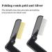 Folding Metal Teeth Eyelash & Eyebrow Comb Set - Professional Tool for Defined Lashes & Brows (Black) - 2PCS - Buy Online on SooperMarket.com