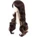 MapofBeauty 28 Inch Charming Women Side Bangs Long Curly Synthetic Wig (Brown Mixed Blonde) - Buy Online on SooperMarket.com