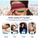 Adjustable Light Blocking Eye Mask for Deep Sleep | Haskirky Comfortable Sleep Mask for Travel, Yoga, Meditation | Men and Women - Buy Online on SooperMarket.com