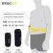 Bracoo Waist Trimmer Wrap Sauna Belt for Men & Women - Large-X-Large Abdominal Trainer for Increased Core Stability - Buy Online on SooperMarket.com