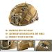 OneTigris Multicam Helmet Cover ZKB06 - Green Large Cloth Cover for Fast Helmet (M/L) & Bump Helmet (L/XL) - Buy Online on SooperMarket.com