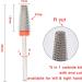 NICENEEDED Tungsten Nail Carbide 5 in 1 Bit Two Way Rotate use for Both Left and Right Handed 3/32 Inch Professional Nail Drill Bits for Fast Remove Acrylic or Hard Gel(Silver Fine) Style 1 - Buy Online on SooperMarket.com