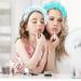 Spa Headband for Women - Terry Towel Cloth Hair Band for Face Washing, Makeup Removal, Shower - Pink Hair Accessories - Buy Online on SooperMarket.com