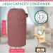 Magic Baby Diaper Pail Patented Odor-Stop System Use Any Garbage Bag One Hand Free Lever 4 Rolls of Bag incld. (Clay) - Buy Online on SooperMarket.com
