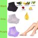 Vented Moisturizing Gel Heel Socks 3 Pairs Toeless Spa Sock for Foot Care Treatment Cracked Heels Dry Feet Foot Calluses (Black) - Buy Online on SooperMarket.com