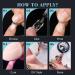 500PCS Quaferen Clear Glaze Stiletto Nail Tips - Long Full Cover for Acrylic Nails - Professional Curved Extension Tips for Nail Art Salon - Buy Online on SooperMarket.com