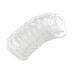 Sutoyuen 10 Clean Food Grade BPA Free Transparent Silicone Adapter Rings Holder for Button Style Maam Dummy Baby Pacifier Soother Teething Ribbon Clip