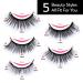 Premium Magnetic Eyelash Kit with 5 Pairs of Reusable Lashes and Advanced Eyeliners - Strong Hold and Easy Application - Buy Online on SooperMarket.com