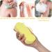 6Pcs Ultra Soft Bath Body Shower Sponges with Exfoliating Dead Skin Remover - Reusable and Super-Soft for Pregnant Women, Adults, and Children | Includes 6 Sticky Hooks - Buy Online on SooperMarket.com