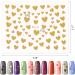PAGOW 16 Sheets Heart Nail Art Stickers - Self-Adhesive Love Decals for Nail Decoration - Fingernail Stickers for Women, Girls, Kids - Buy Online on SooperMarket.com