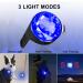 2 Pack LED Dog Harness Lights - Fluorescent Silicone Bands with USB-C - IP65 Waterproof - 3 Modes Flashing Light (Blue) - Buy Online on SooperMarket.com