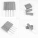 Knadgbft 5Pcs Pumice Cleaning Stone with Handle Toilet Bowl Cleaning Brush Cleaner Hard Water Ring Remover - Buy Online on SooperMarket.com