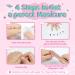 144Pcs Kids Christmas Style Press on Nails | Quick Stick on Fake Nails for Girls | Full Cover Acrylic Nail Kit | Children's Nail Decoration Set - Buy Online on SooperMarket.com
