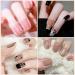 Buy Silver Metal Glitter Gel Nail Polish - 4 Colors | Platinum Gold Silver Black Glitter | Soak Off Gel for DIY Nail Art - Sparkling Nail Polish Liner - Buy Online on SooperMarket.com